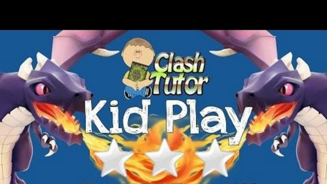 Clash of Clans Little Kid TH8 Dragon Attack