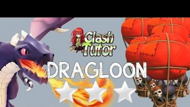 Clash of Clans CHEAP TH7 Dragon Balloon (Dragoon) Clan Wars Attack