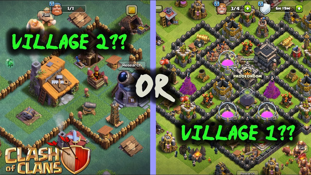 Clash of Clans - OLD or NEW Village?? | THE PADDEDROOM!! | COC