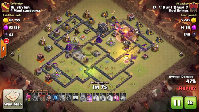 Clash of Clans TH9 GoBoLaLoon 3 STAR ATTACK