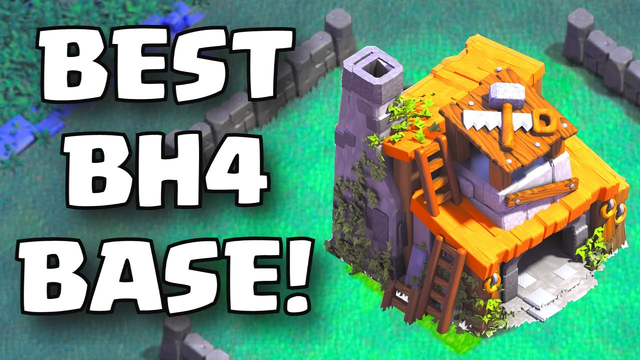 UNDEFEATED BUILDER HALL 4 BASE LAYOUT | Clash of Clans Best Builder Hall Lvl 4 Base Attack Strategy