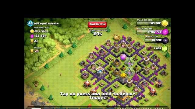 Clash of Clans [Offense] Lvl 73 Town Hall 8