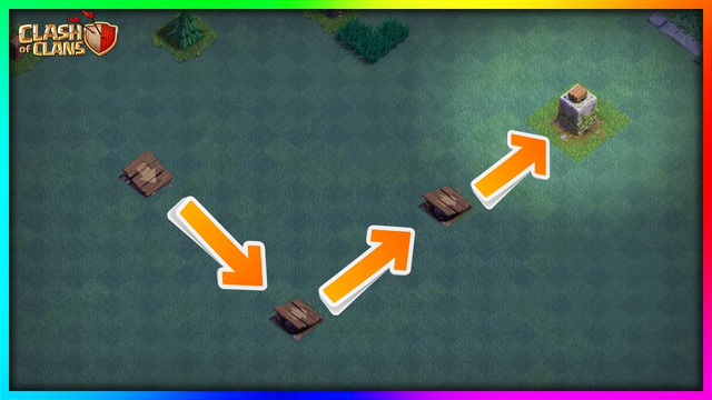 Clash Of Clans  - Builder Base Push Trap Trolling! (MUST WATCH)