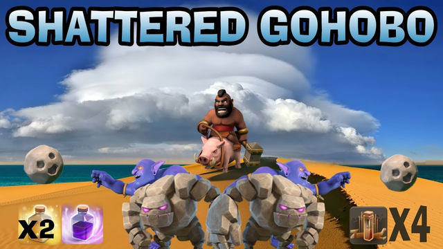 SHATTERED GOHOBO WITH EQ-CLASH OF CLANS-TH9