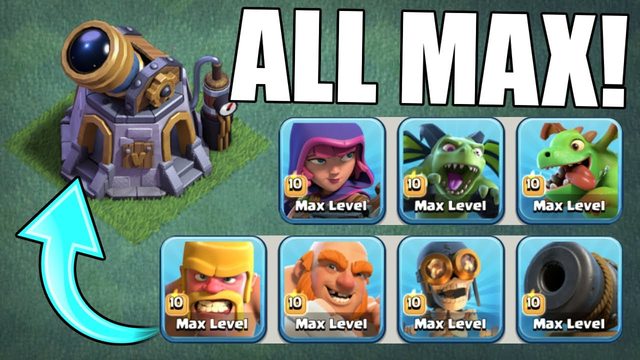 GEM TO MAX!! FINALLY ALL NEW MAX LEVEL TROOPS! - Clash Of Clans BUILDER VILLAGE!
