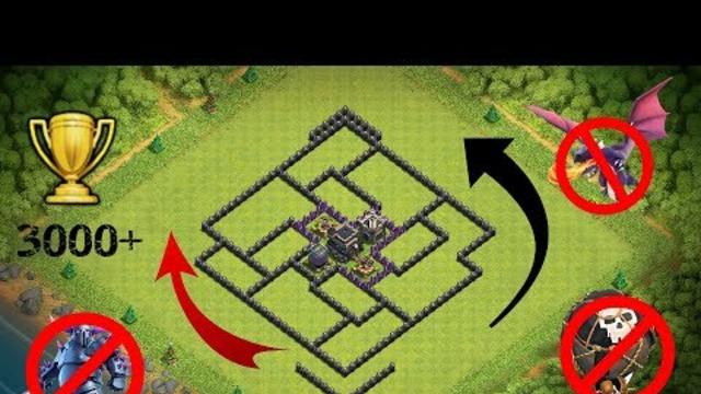 Clash of clans townhall 9 base design