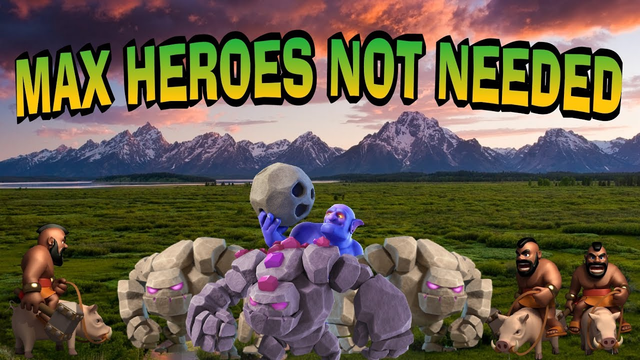 MAX HEROES NOT NEEDED-CLASH OF CLANS-TH9