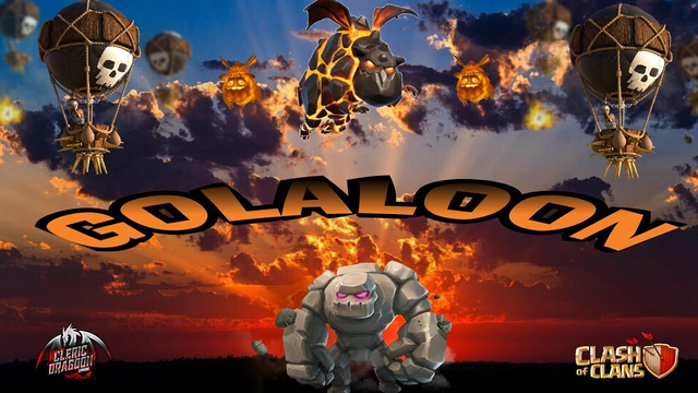 GOLEM LAVAHOUND BALOONS-CLASH OF CLANS-TH9