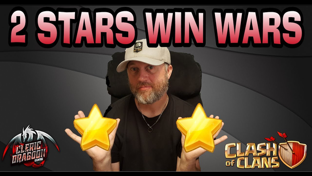 2 STARS WIN WARS-CLASH OF CLANS-TH10&11