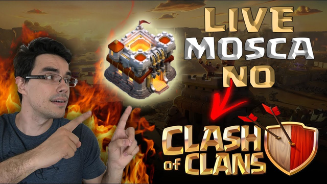 Live em busca de um novo cla! Clash of Clans!