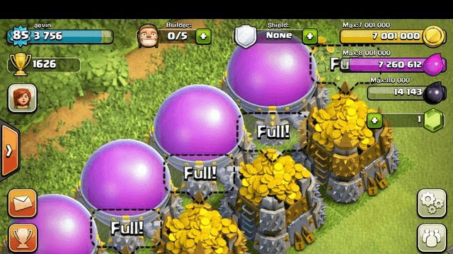 Clash Of Clans Level 5 Attack Giants, Archers level 6 , Archer Queen