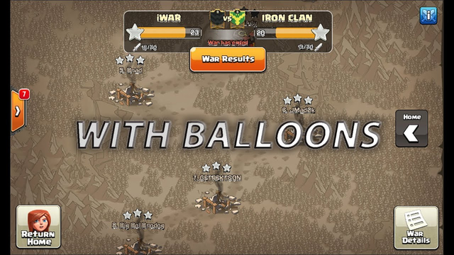 Clash of clans TH10 , Strongest TH10 Attack - With Balloons