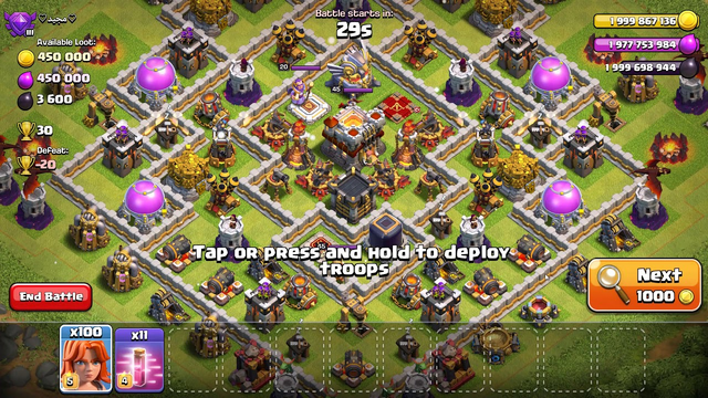Clash of Clans haste spell destroying villages ep1