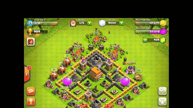 Clash of Clans Defense Strategy - Town Hall Level 6 #2