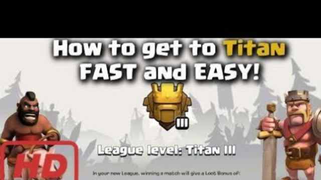 Clash of Clans - How to get to Titan League Fast and Easy! (Best Attack Strategy)  - New game