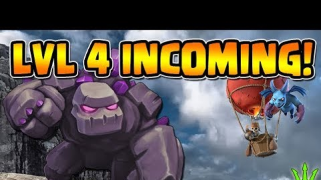 LEVEL 4 GOLEMS INCOMING! - Let's Play TH9 - Clash of Clans - TH9 Loonion Farming