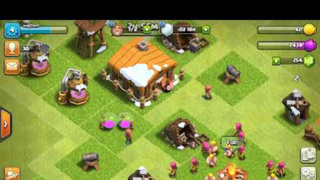 Clash of clans #2       | Upgrading the town hall