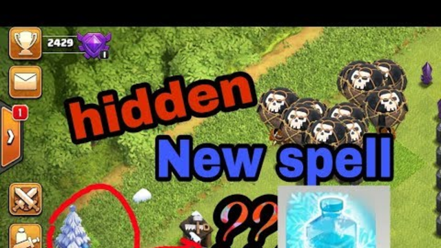 New hidden spell in Christmas tree??Clash of Clans Christmas update