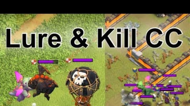 How to Lure & Kill CC Troops - Advanced Guide | Clash of Clans