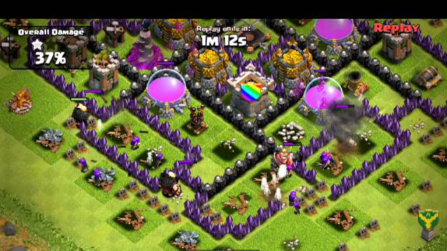 Clash of Clans [Defense] Mass Lvl 6 Troops & Barbarian King
