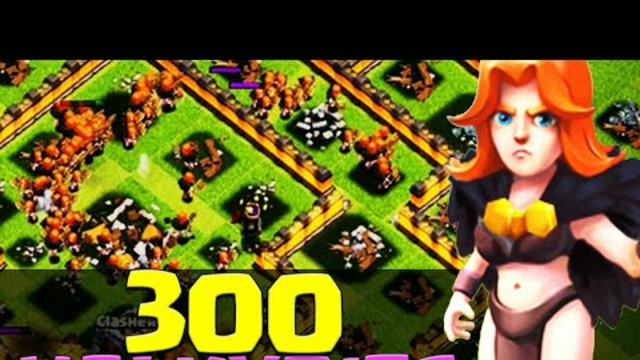 300 Valkyries with Haste Spells! - Clash of Clans Ep.2