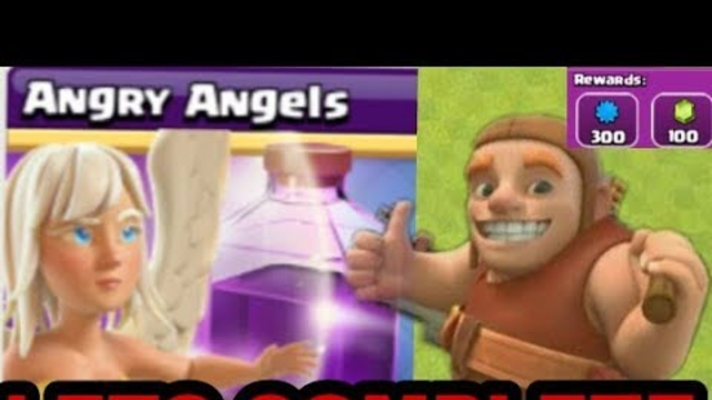 LETS COMPLETE THE ANGRY ANGELS EVENT LIVE IN CLASH OF CLANS ||
