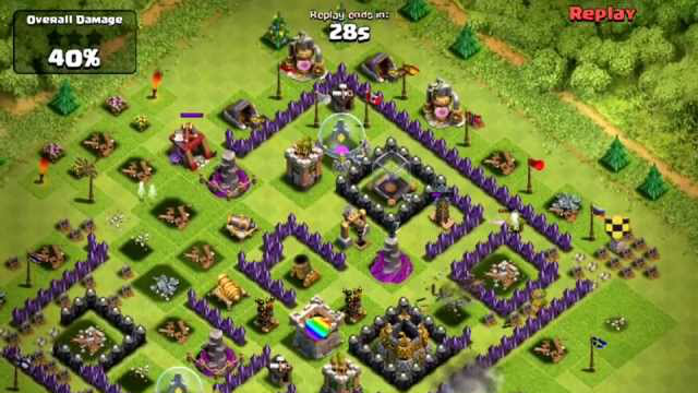 Clash of Clans [EPIC] High Level TH8 Trophy Design