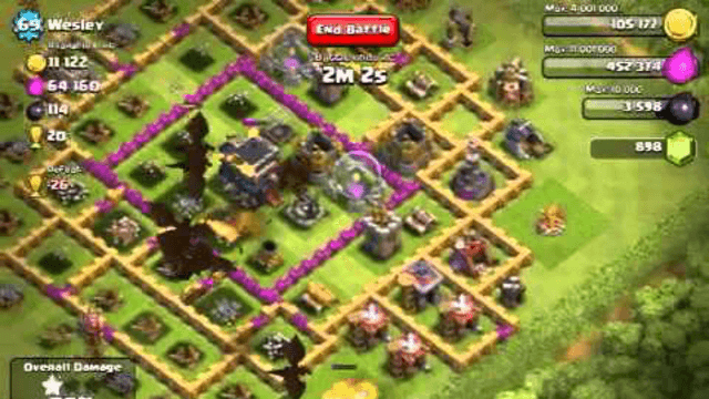 Clash of Clans - 49 Dragons Attack!!! + 2000 Trophies!