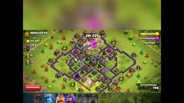Clash of Clans! How to do a balloonion attack!