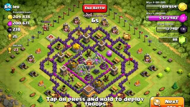 Clash of Clans [Offense] Lvl 64 Town Hall 8