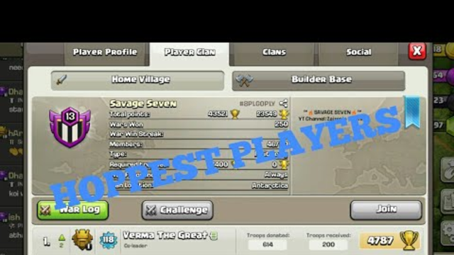 A clan full of hoppers in clash of clans