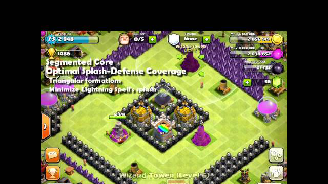 Clash of Clans [Tutorial] Town Hall 8 Design Guide - Pingfao's Tesla Theme Park [Revamped]