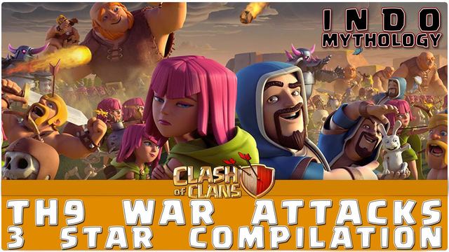 Clash of Clans - War Attacks | Indo Mythology: Valkyrie Attacks Strategy and GoLaLoon