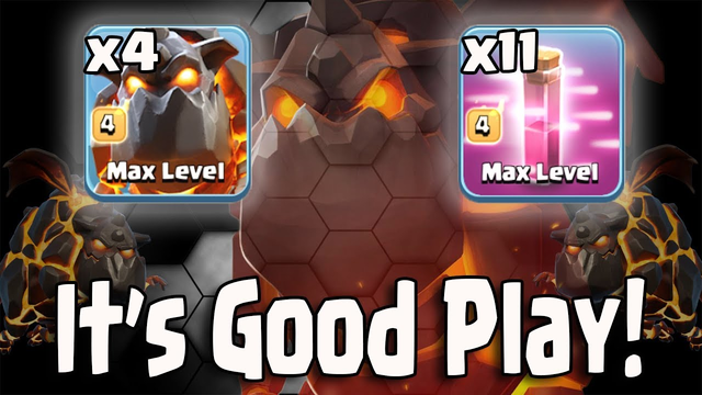 It's Good Play  4 Lava 11 Haste Easy 3 Star Any War Bases | Clash Of Clans War