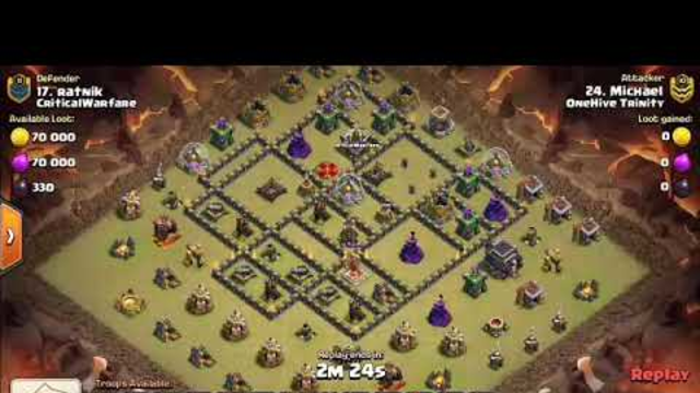 TH9 Mass Witch + Freeze Spell is Crazy Powerful! Clash of Clans