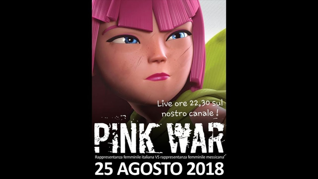 PINK WAR SOLO DONNE Italia VS Messico (Clash Of Clans)