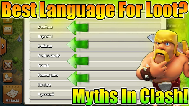 Which Is The Best Language For Loot? | Biggest Myths In Clash Of Clans
