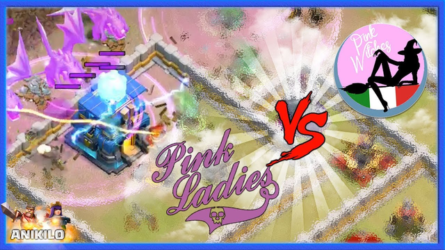PINK LADIES vs PINK WITCHES - GUERRAS SOLO CHICAS en CLASH OF CLANS
