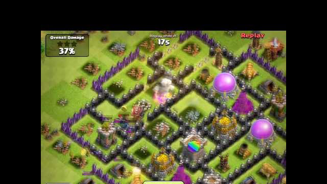 Clash of Clans [Defense] P.E.K.K.A's, Triple Spells, Barbarian King, & Lvl 5 Troops