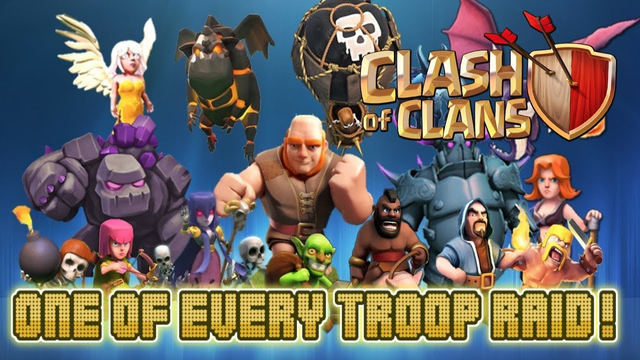 All Troops Attack - Clash Of Clans