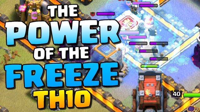 POWER of the FREEZE Spell in Clash of Clans | TH10 Attack Strategy 2018