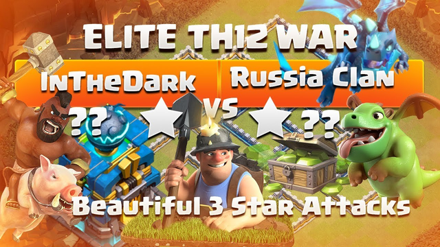 InTheDark vs Russian Level 22 Clan - Clash of Clans