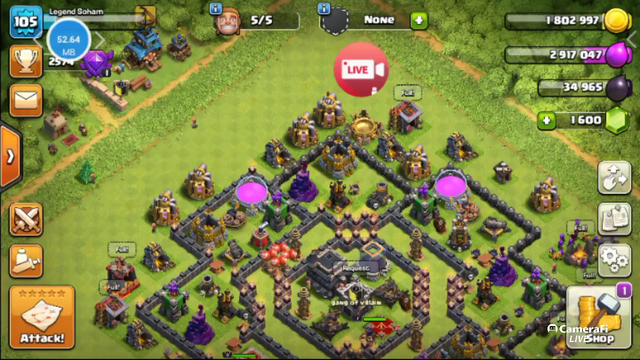 Let's play Clash of Clans Live In Hindi /Bengali
