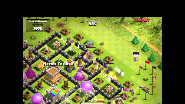 Clash of Clans [TH8 Road to 2000] 1700's v. Dual Heroes & Lvl 6 Troops