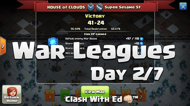 WTF Did Diva Just Triple? - War Leagues - House of Clouds - Day 2 - Clash of Clans