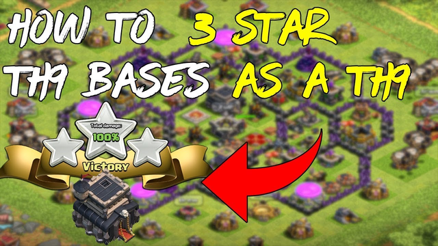 HOW TO 3 STAR TH9 BASES AS A TH9 (Air Raiding) | Clash of Clans