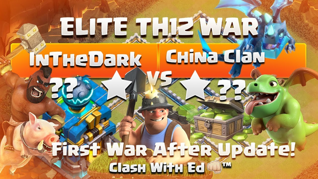 InTheDark FIRST 3 INFERNO & TORNADO TRAP WAR vs China Clan - Clash of Clans