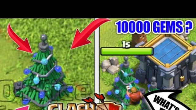 New Christmas Tree : Winter Update Clash Of Clans || Get Your 10000 Gems ?