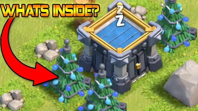 WHAT'S INSIDE CLASH OF CLANS 2018 CHRISTMAS TREE|COC 2018 CHRISTMAS TREE GAMEPLAY