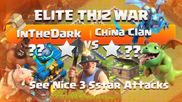 InTheDark vs China Clan - See INSANE Pekka + Hog Attack - Clash of Clans